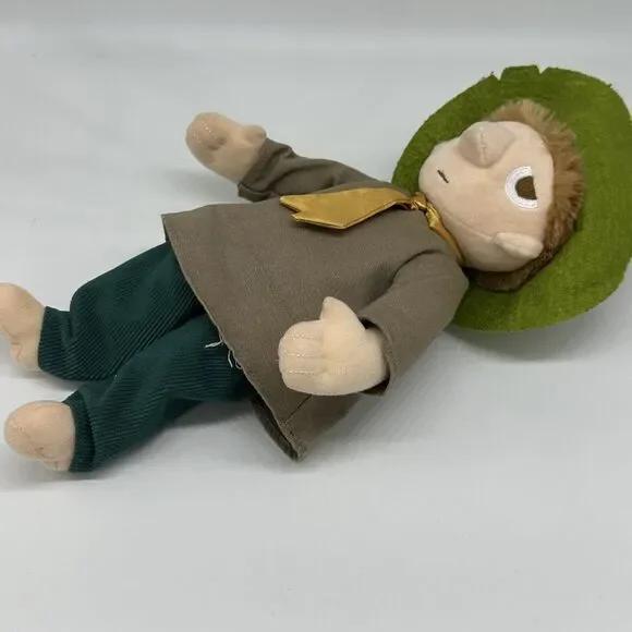 RARE Moomin Snufkin Plush Martinex Teddix TOVE 100 Tove Jannson Red Flower 14" - Picture 6 of 12